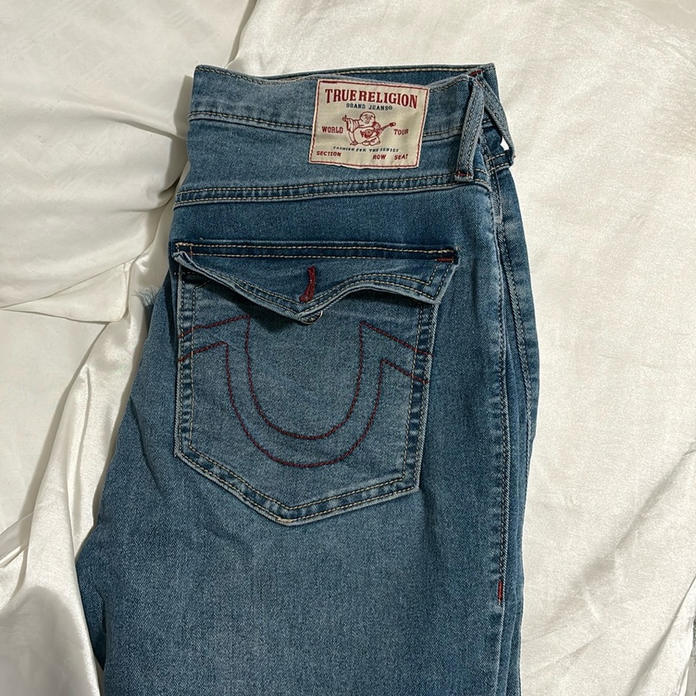 True religion jeans high rise skinny jeans